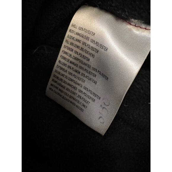 LIZ CLAIBORNE Red Down Filled Zip Up Short Winter Jacket Cost S - Picture 8 of 10